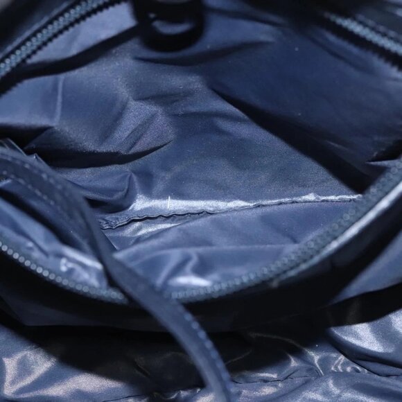 CHANEL Cococoon Hand Bag Nylon Black Silver CC - Picture 13 of 16